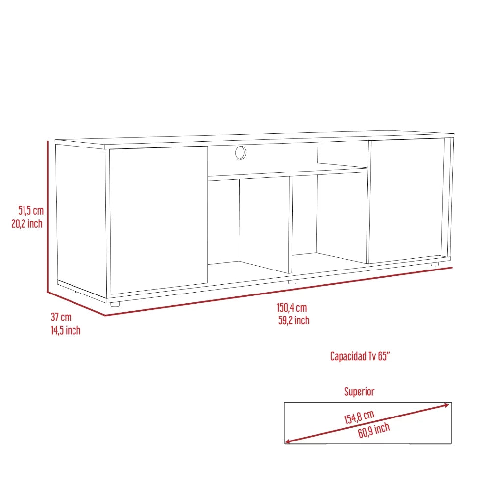 Black Coffee Table and TV Stand P921