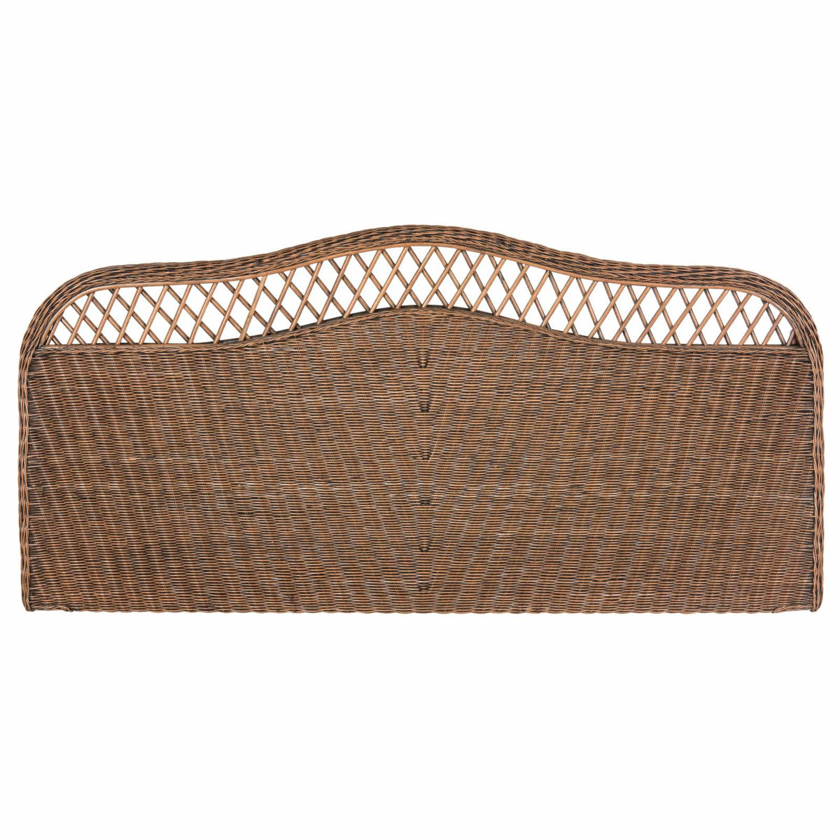 Antique Grey Rattan Full Headboard K71656