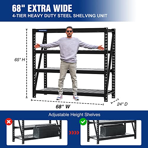 5-Tier Heavy Duty Adjustable Metal Shelving Unit M7400