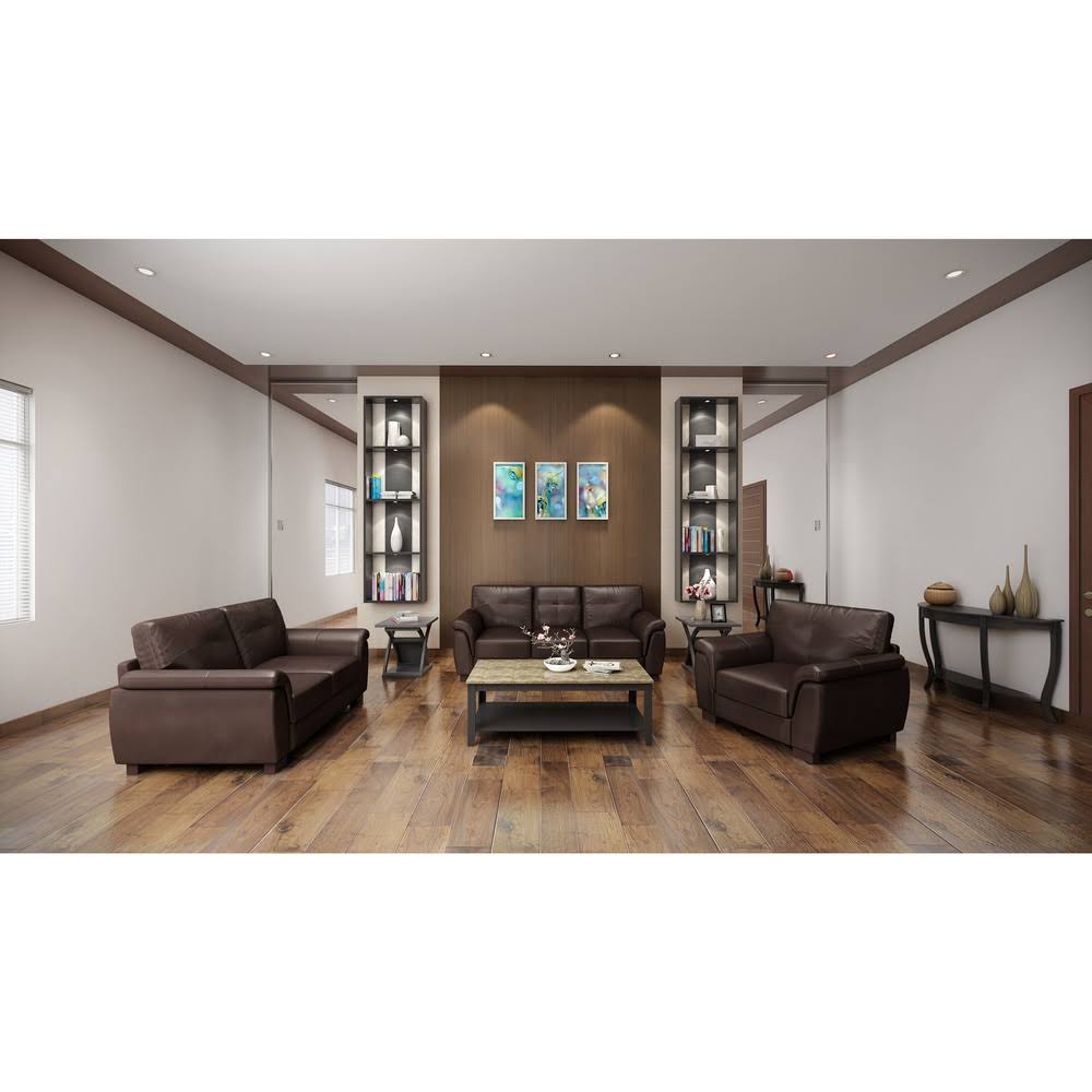 Espresso Brown X-Base End Table Z862195