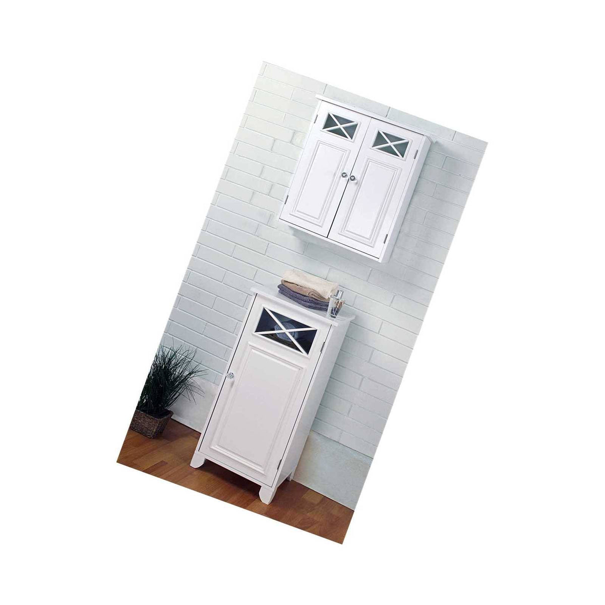 White Wall Cabinet Q882869