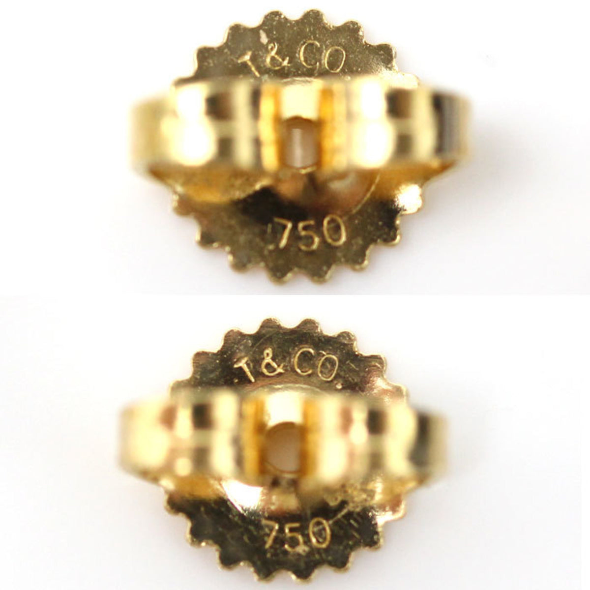 Yellow Gold Cross Stitch Earrings P68135