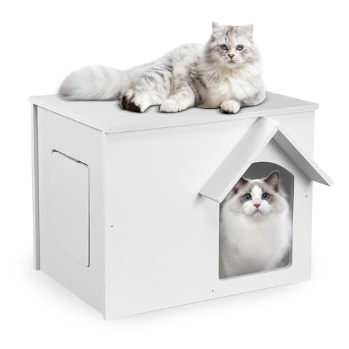 Waterproof Insulated Cat House with Escape Door O5858