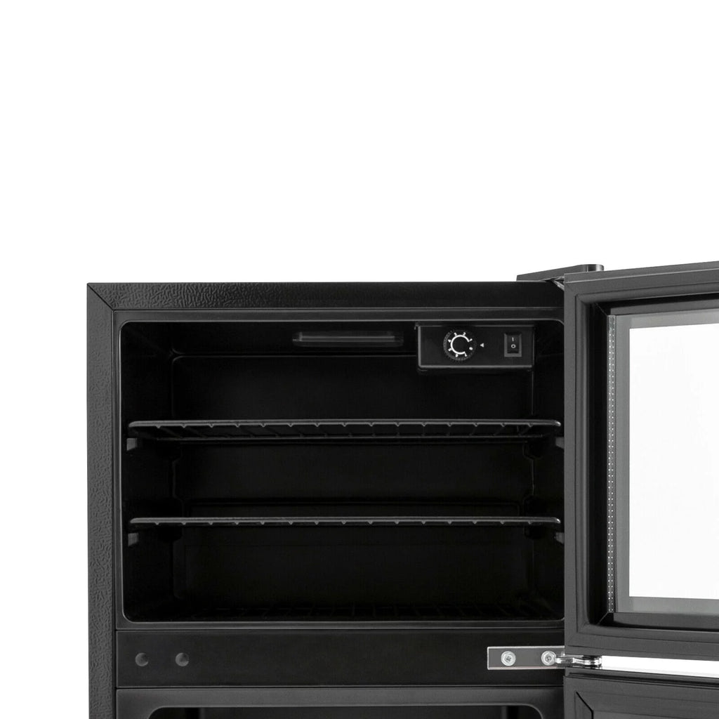 30 Bottles Dual Zone Wine Cooler Refrigerator E844