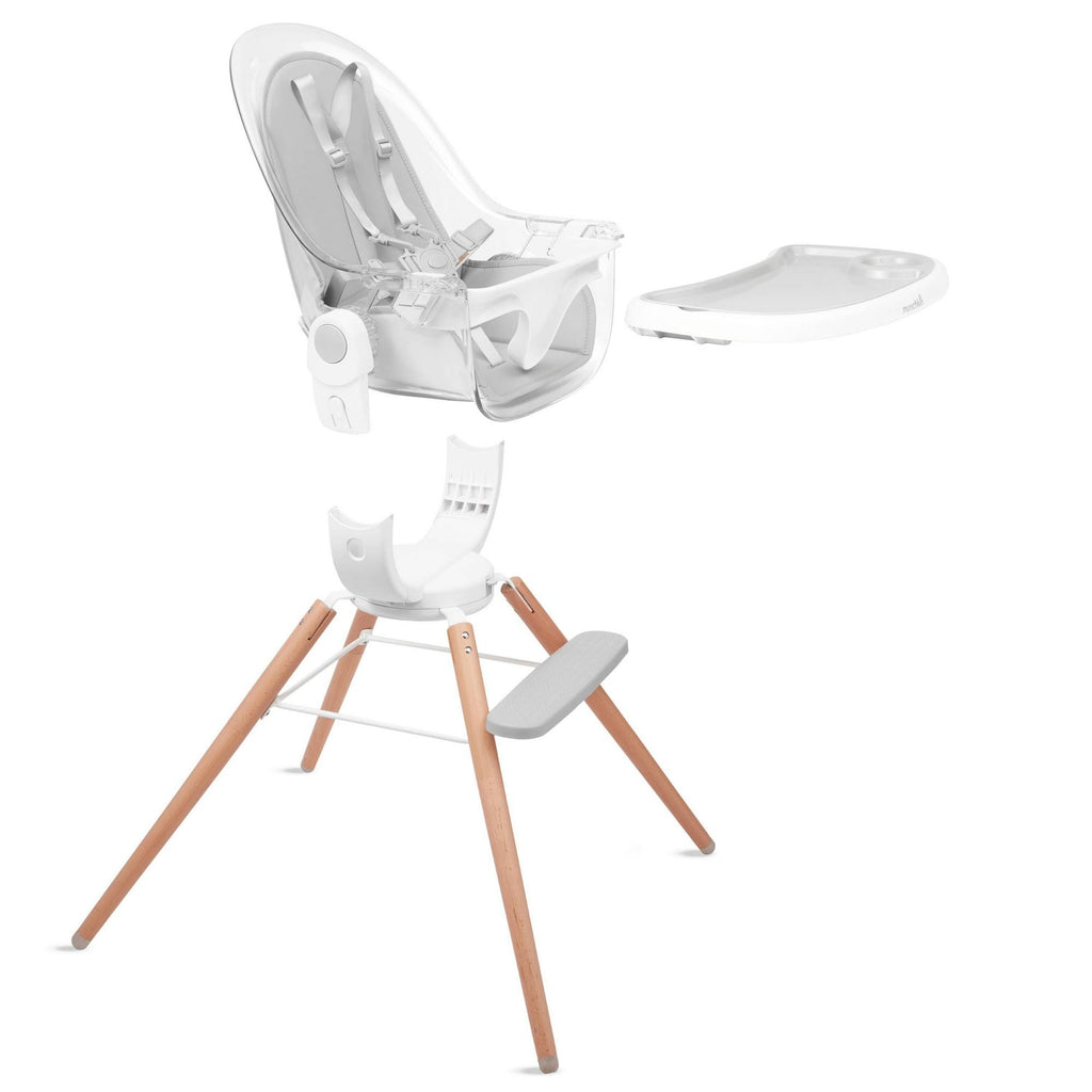 Clear Baby High Chair with 360° Swivel X1534