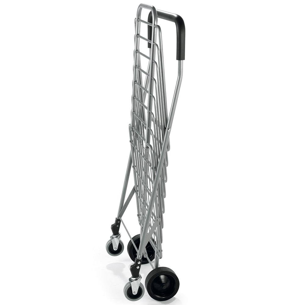 Grey Aluminum Shopping Cart C9315