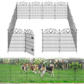48" H x 21' L Rustproof Metal Garden Fence Panel S327