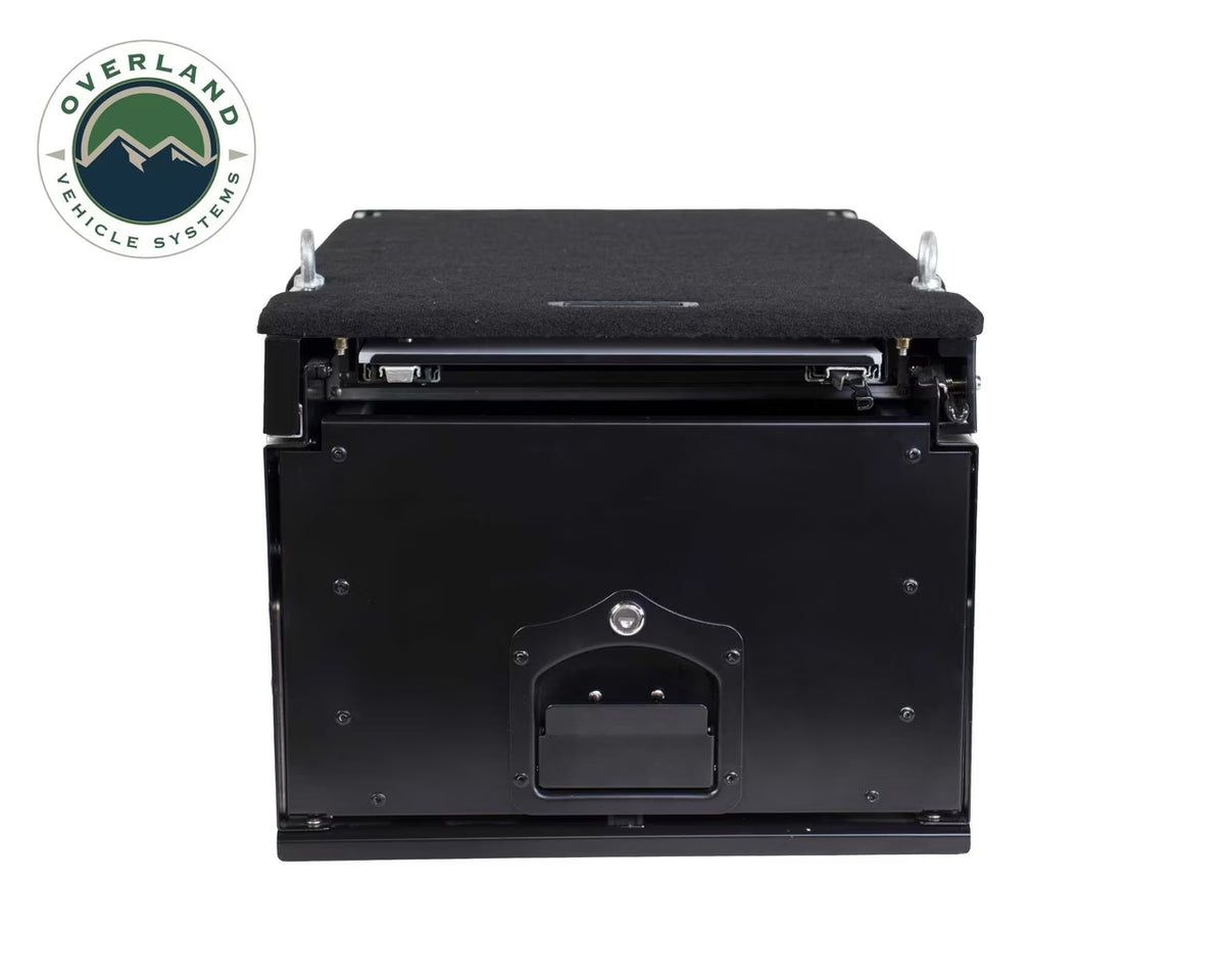 Black Powder Coat Cargo Box with Slide Out Drawer K160857