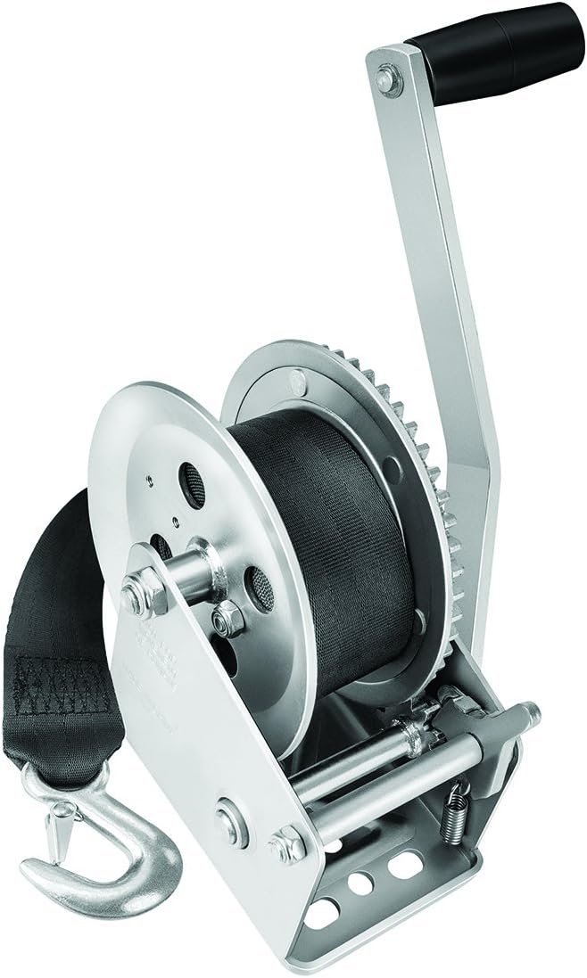 Single Speed Winch with 20' Strap, 1800 lbs. Capacity O18518