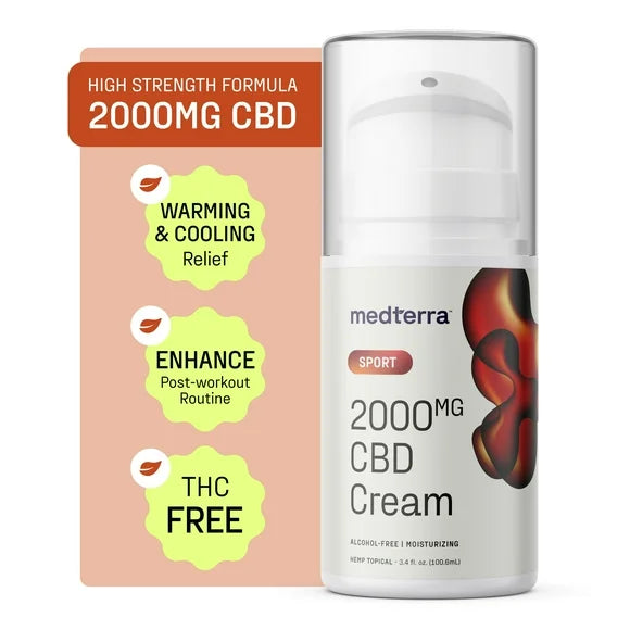 2000mg CBD Cream 3.4 fl oz A7472