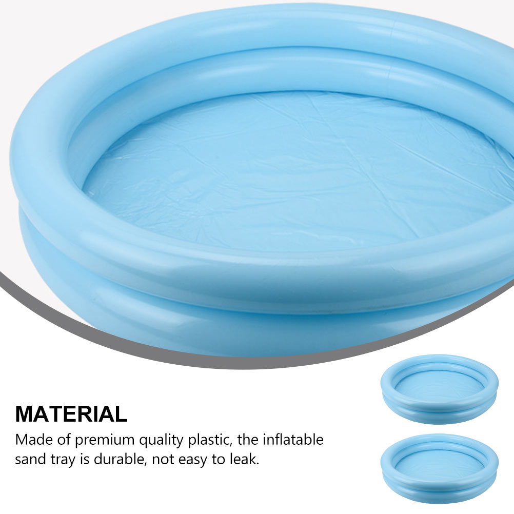 Inflatable Sand Trays, 2Pcs Portable Moldable Play Sand Trays A40293