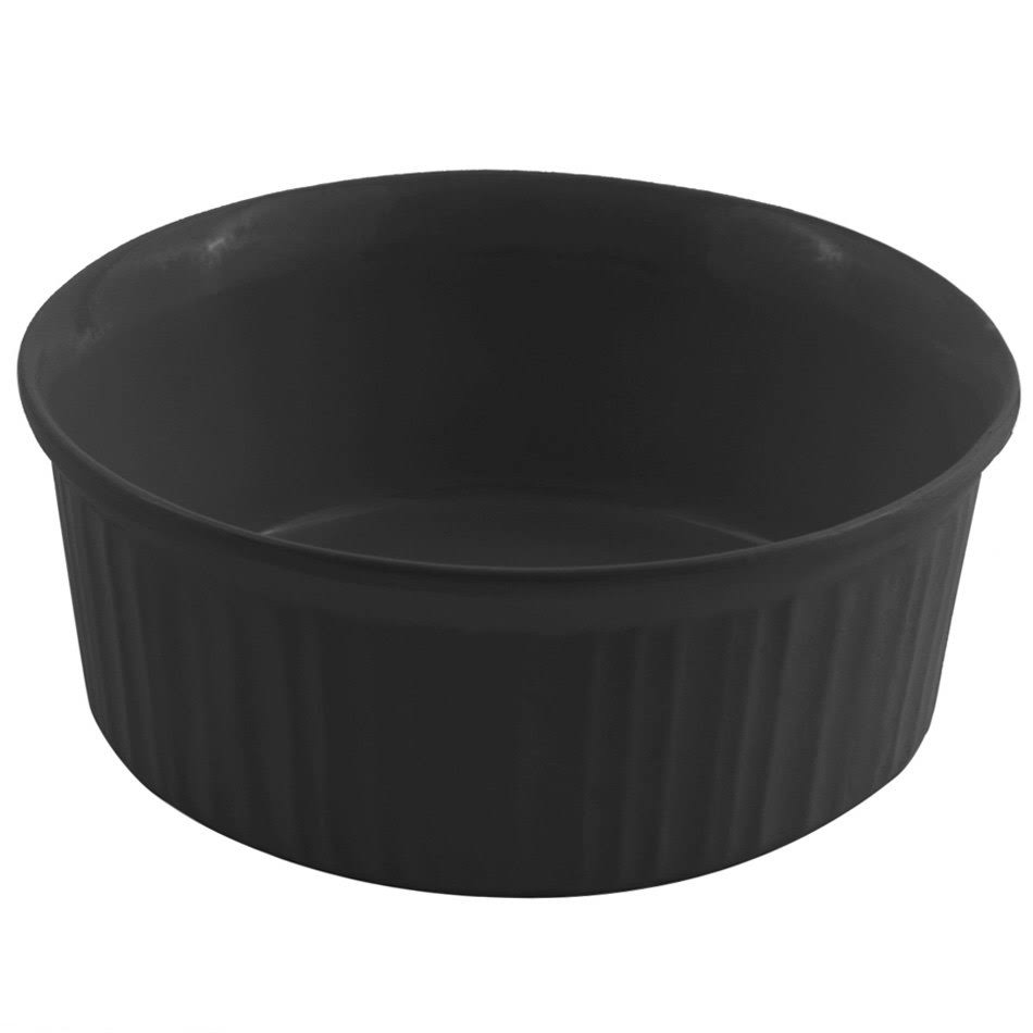 Black Speckled Cast Aluminum Casserole Dish P7611