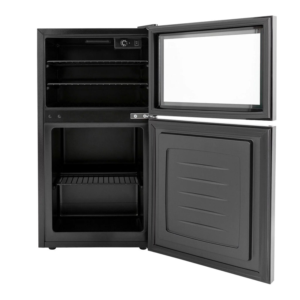 30 Bottles Dual Zone Wine Cooler Refrigerator E844