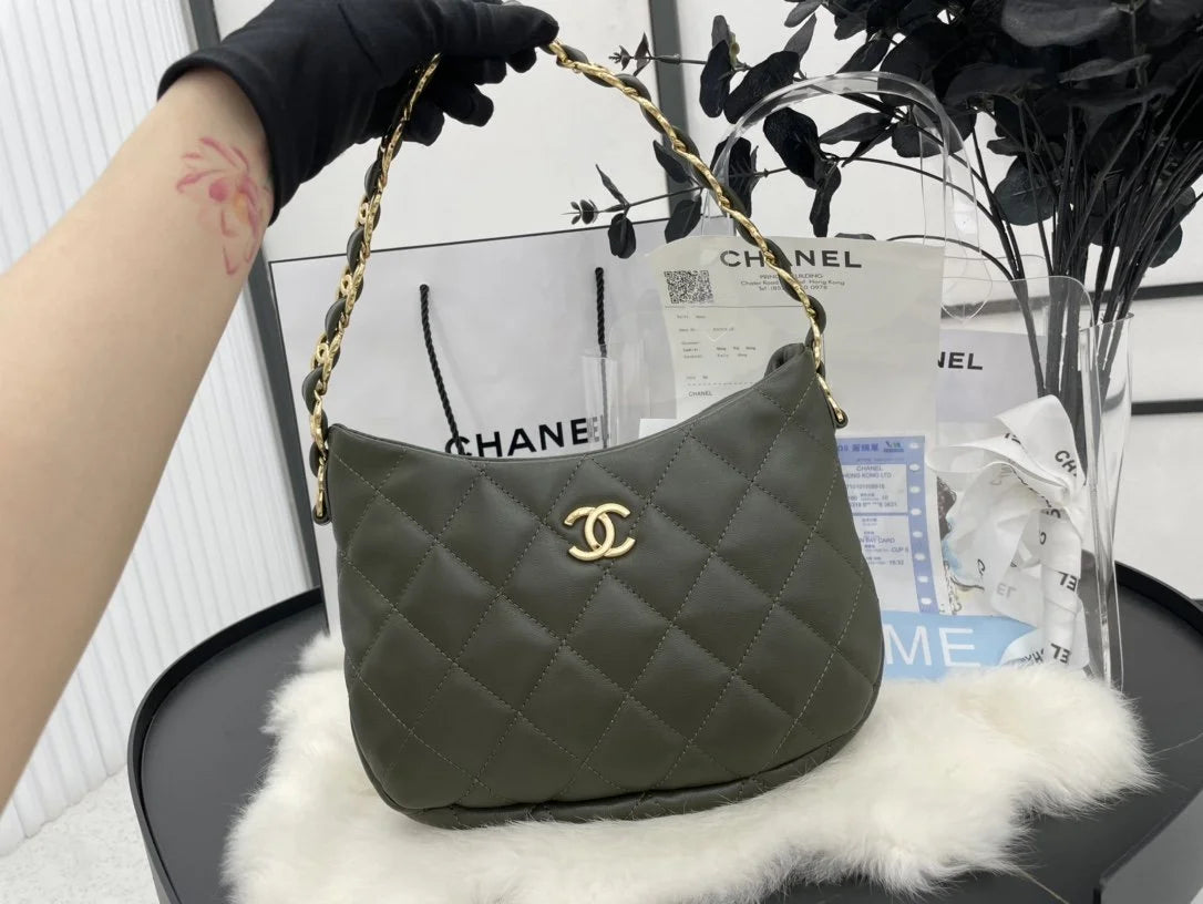 Emerald Green Hobo Handbag I6837
