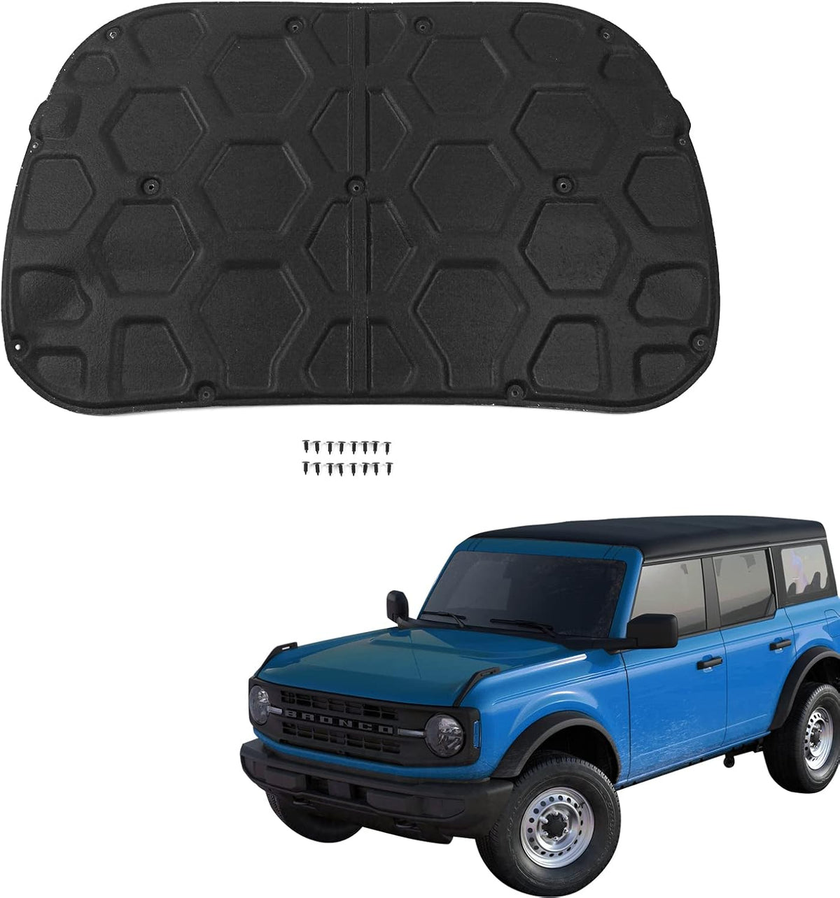 Cotton Car Hood Soundproof Mat Pack of 2 Q808781