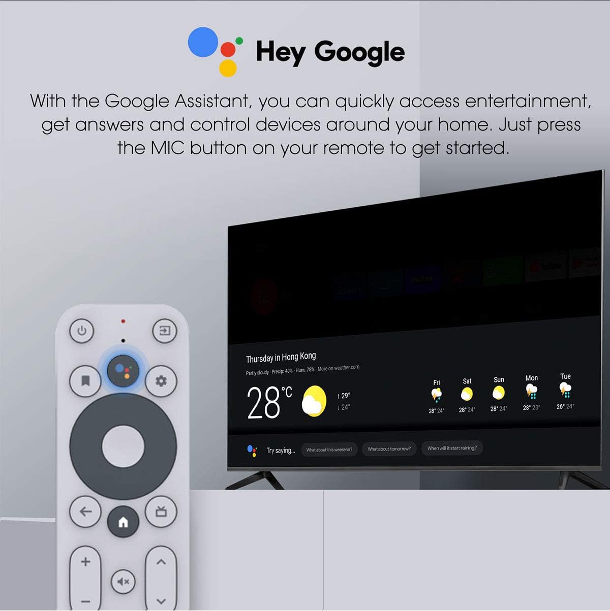 4K HDR Android TV Streaming Media Player V5390