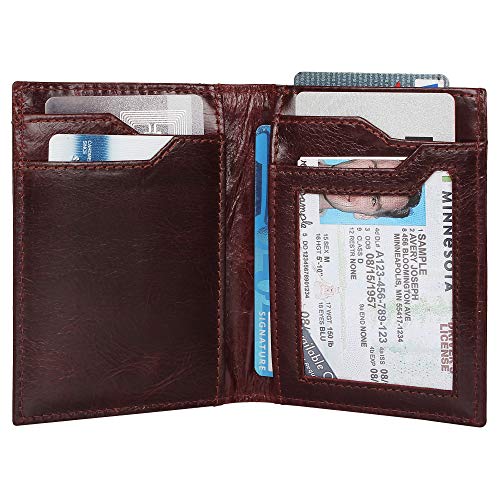 Genuine Leather Bifold Front Pocket Wallet L418513