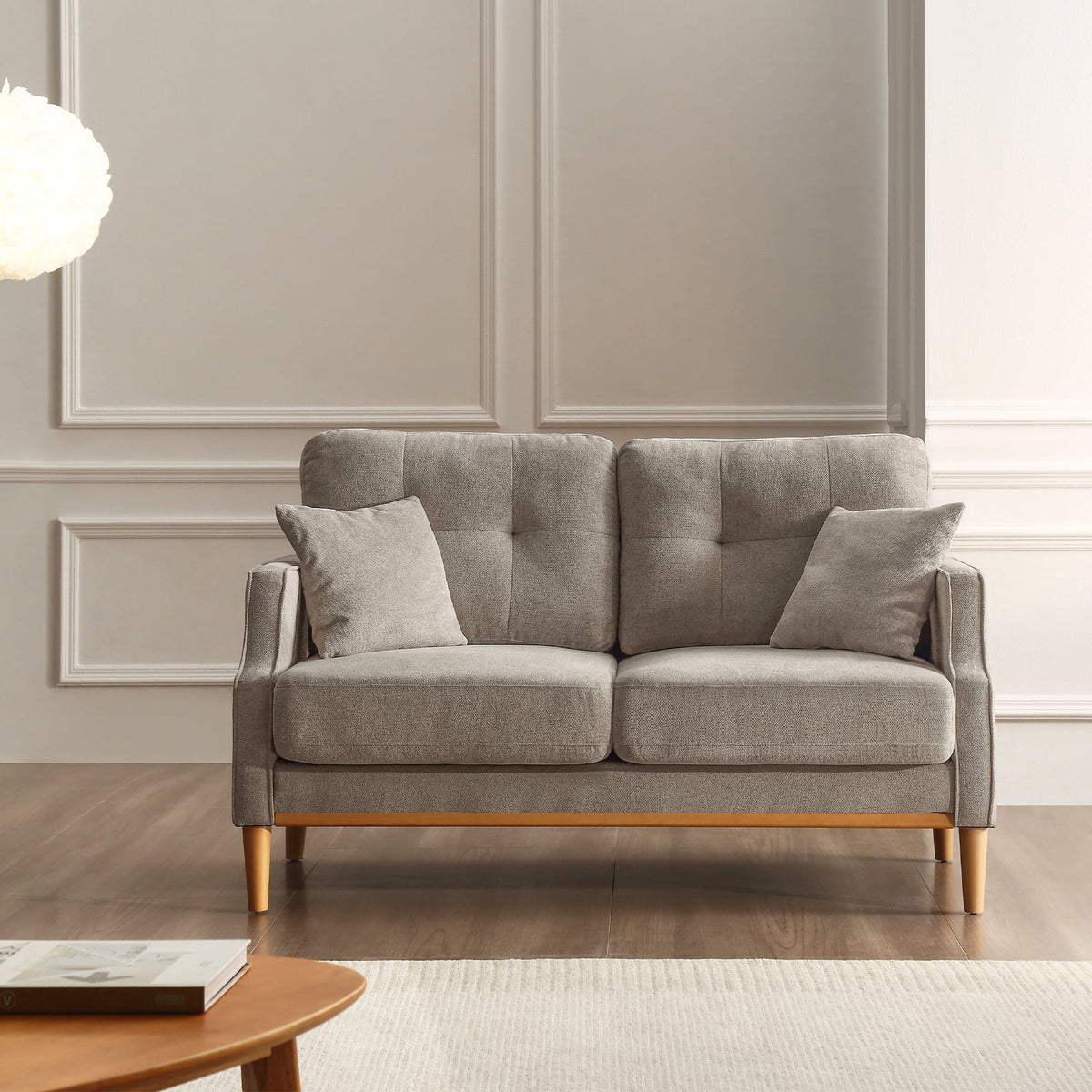 Cream 2 Seater Sofa with Waterproof Fabric G882848