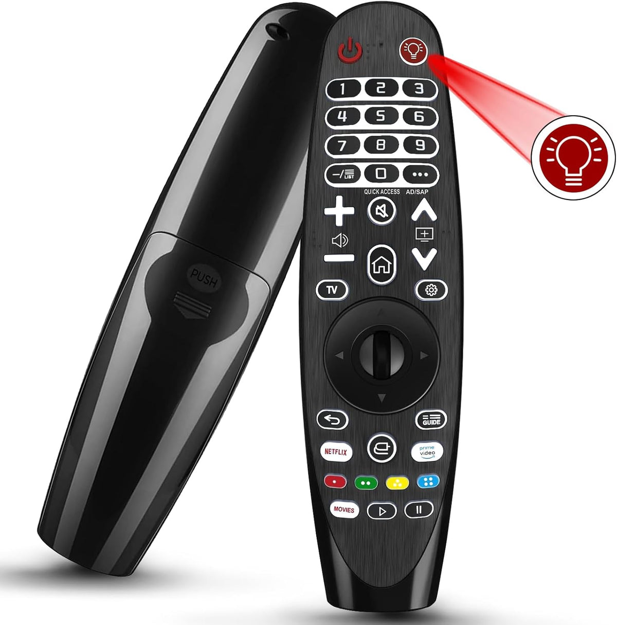 Universal Backlit Remote Control for LG Smart TVs H536