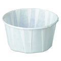 4 oz White Pleated Paper Portion Cup N912