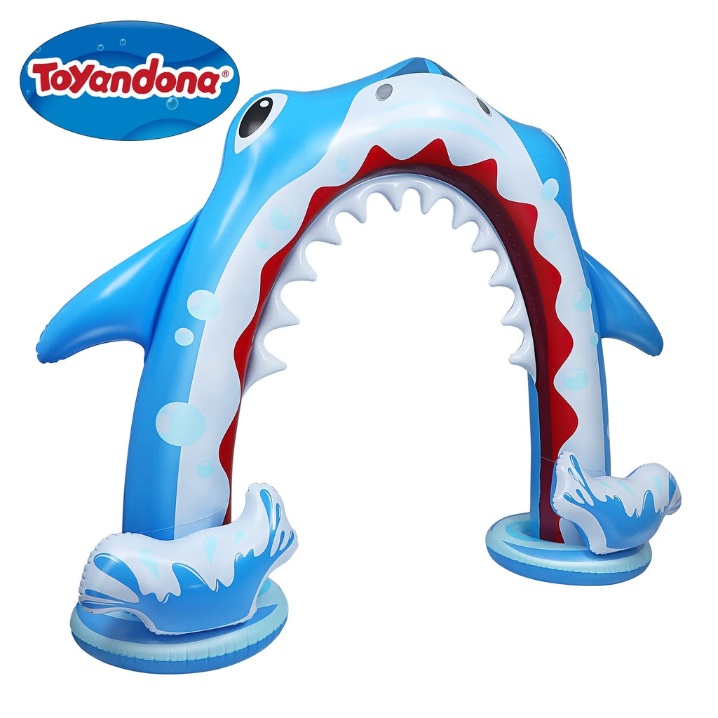 Inflatable Shark Sprinkler for Kids J811188