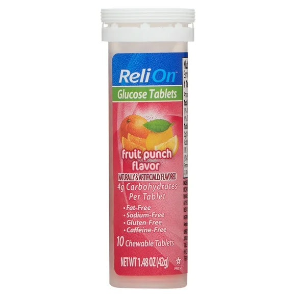 Fruit Punch Glucose Tablets, 10 Count M474