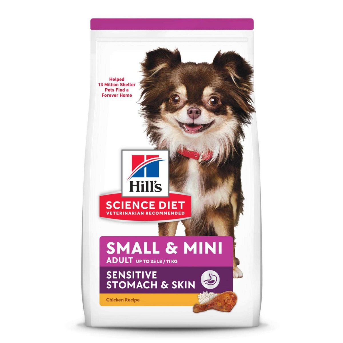 Adult Small & Mini Chicken Dry Dog Food V8695