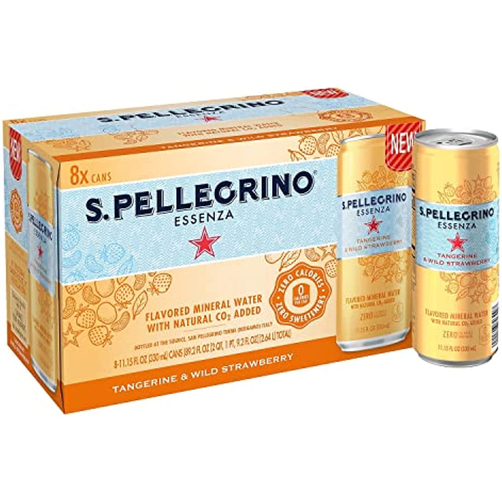 Tangerine & Wild Strawberry Sparkling Water 8Pk Cans, 11.15 Fz B5604