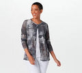 Black Sheer Mesh Cardigan P42725