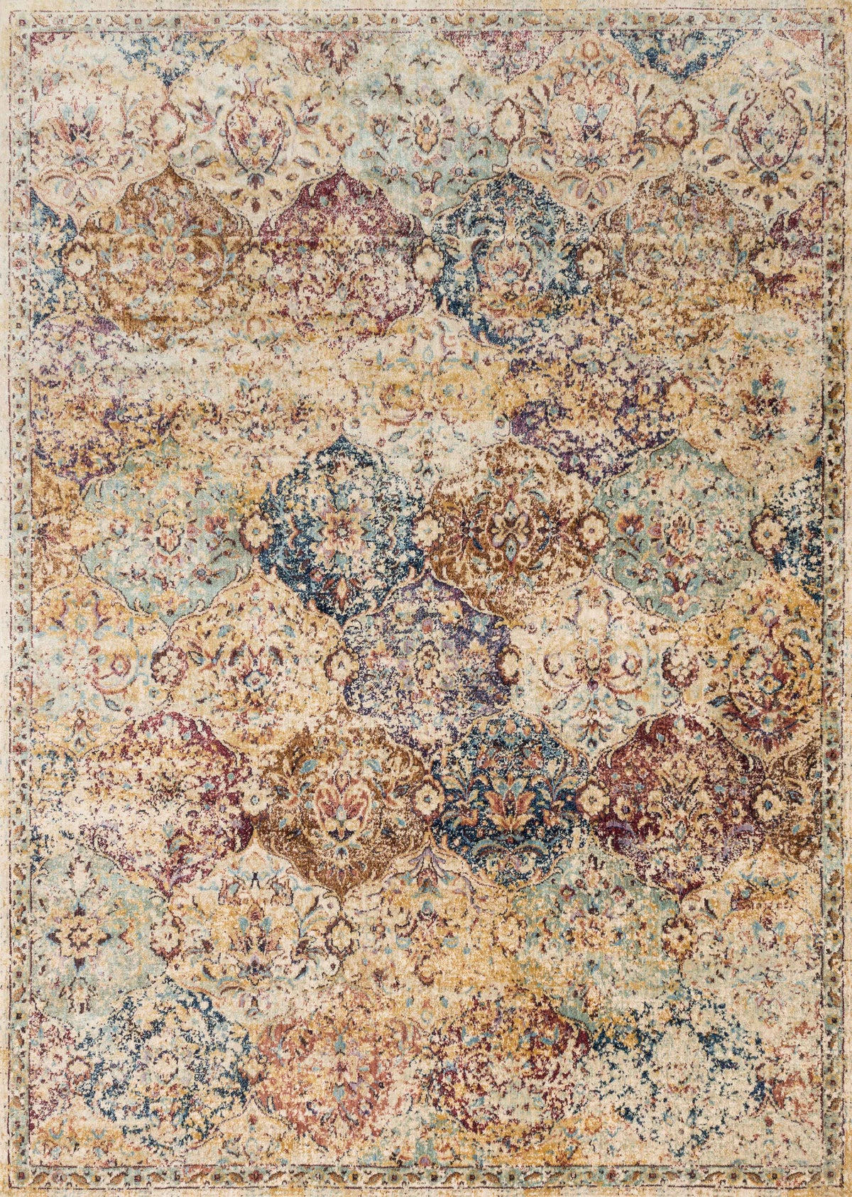 Ivory Multi 9'6 x 9'6 Rug T269402