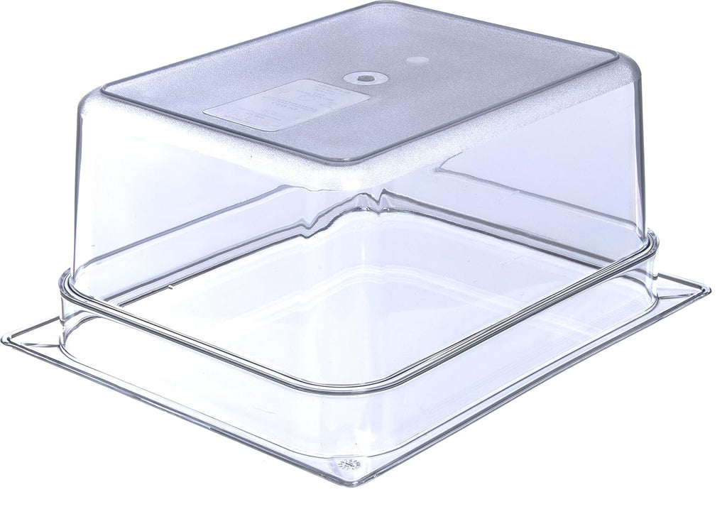 Polycarbonate Half-Size Food Pan, 7.7 qt, Clear, Case of 6 H3433