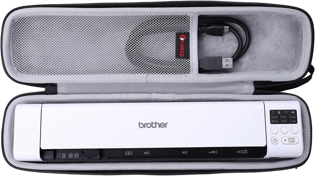 Light Gray Hard Case for Compact Mobile Document Scanner J893253