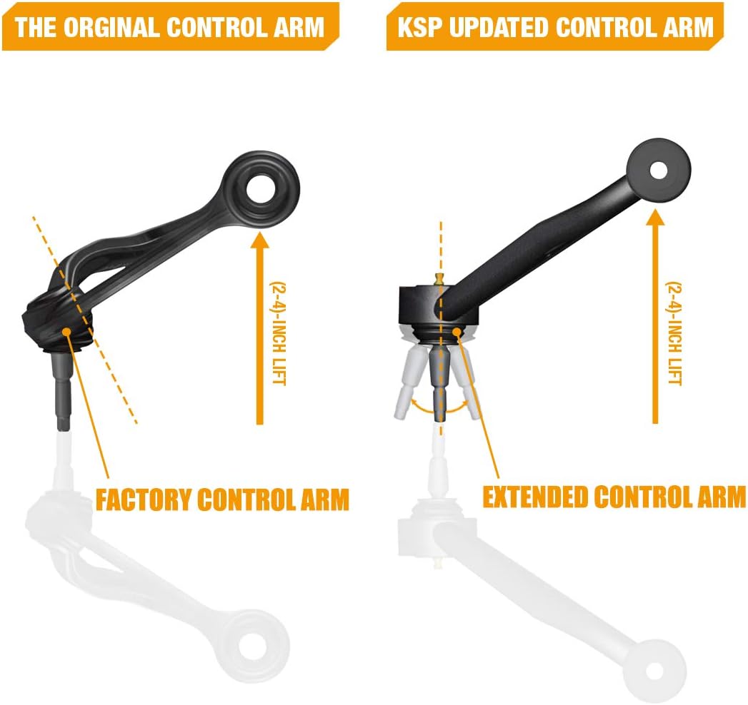 Tubular Black Upper Control Arm T202992