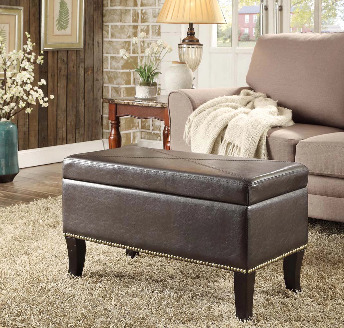 Espresso Storage Ottoman J79034