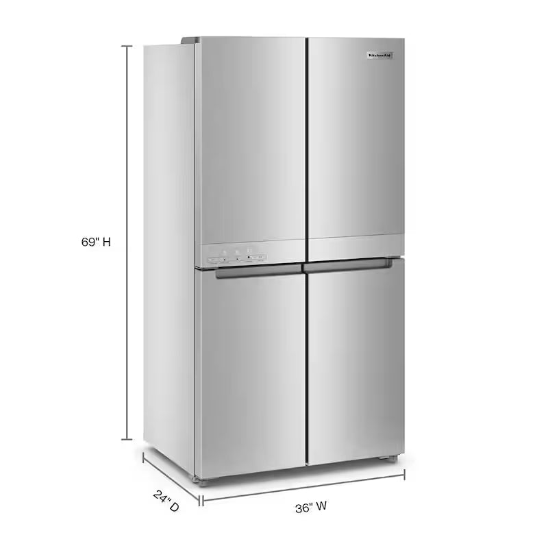 36 in. W Counter-Depth 4-Door Refrigerator J414272