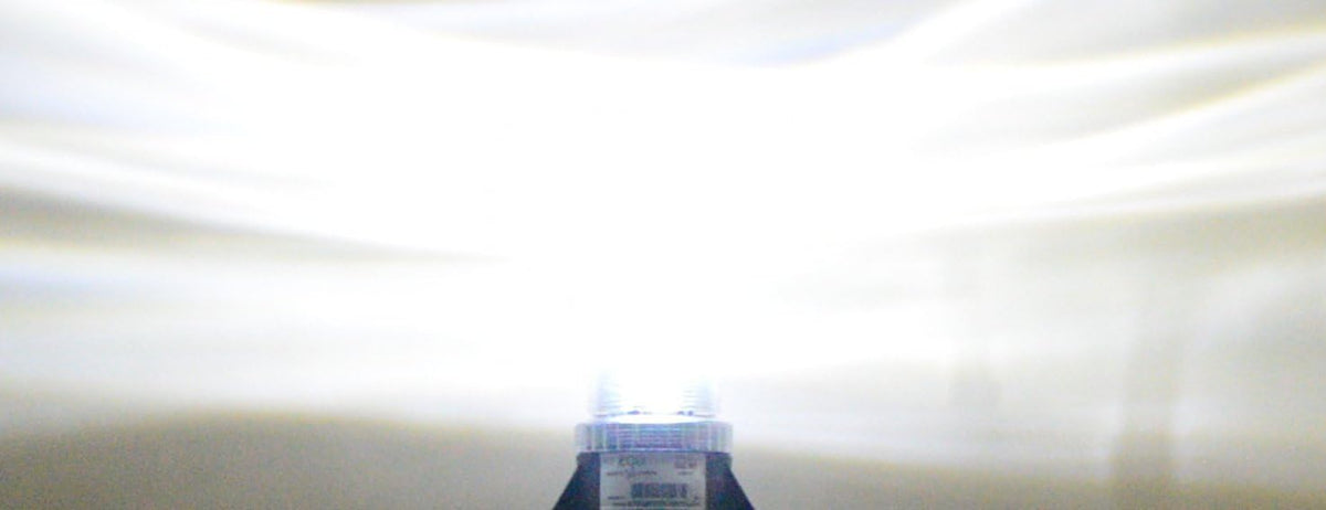 CLEAR WHITE 12W LED Emergency Warning Light Beacon Strobe Pack of 2 V1406