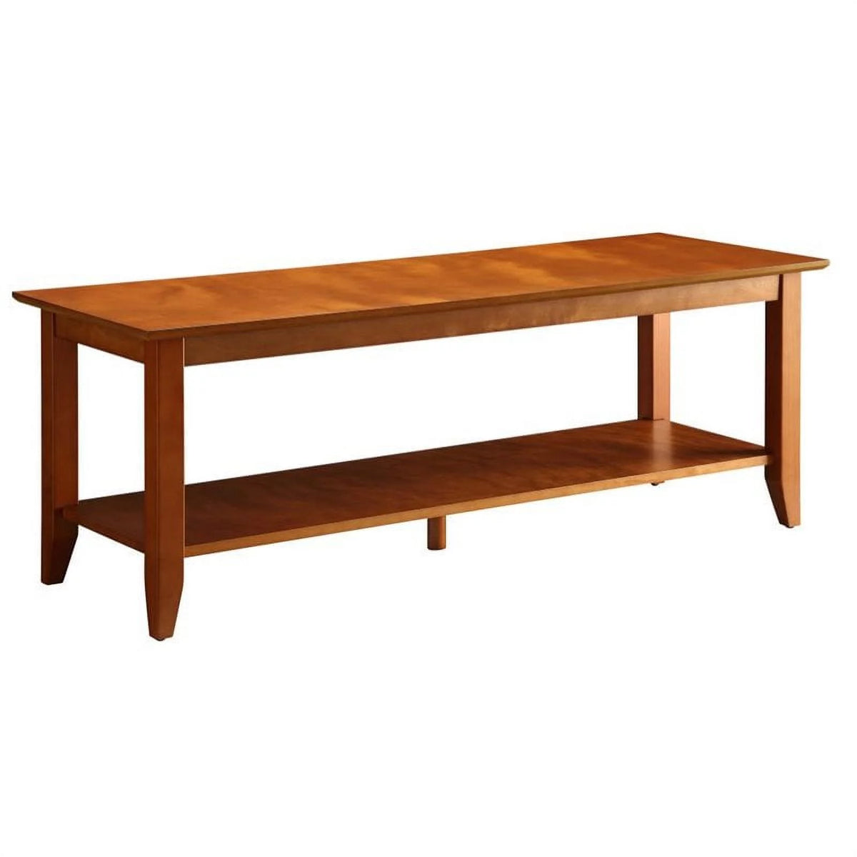 Cherry Coffee Table with Shelf Q704
