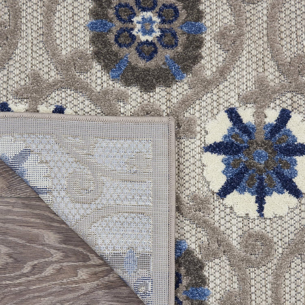 Grey/Blue 7' x 10' Area Rug Y48476