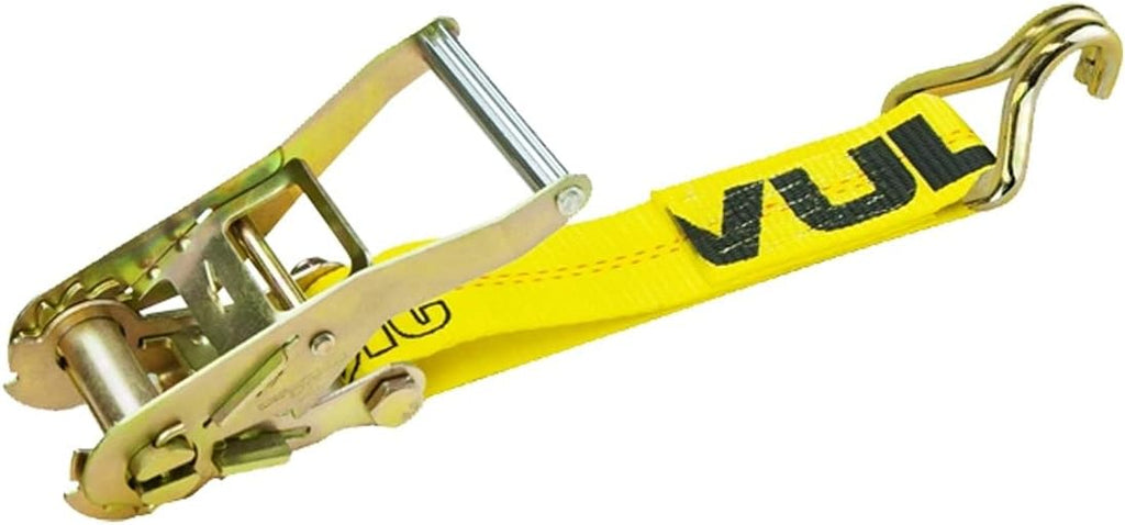 2 Inch x 27 Foot 8 Pack Ratchet Strap with Wire Hooks I231581