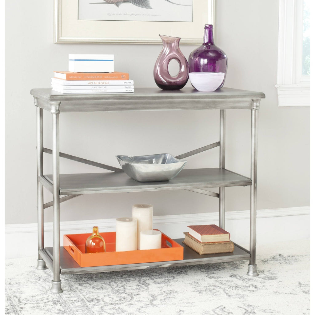Dark Silver Medium Bookcase K754