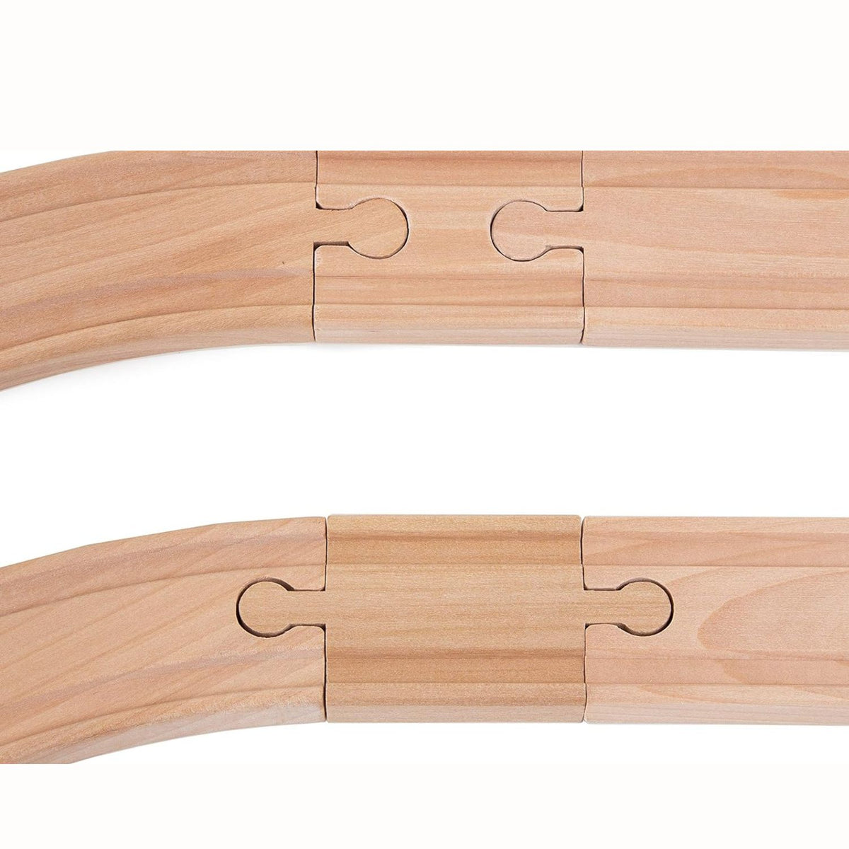 8 Pcs Wooden Train Track Adapter Pack D45482