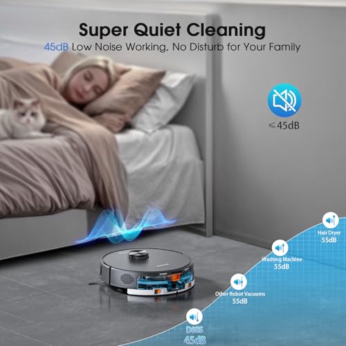 Robot Vacuum and Mop with LiDAR Navigation A93089
