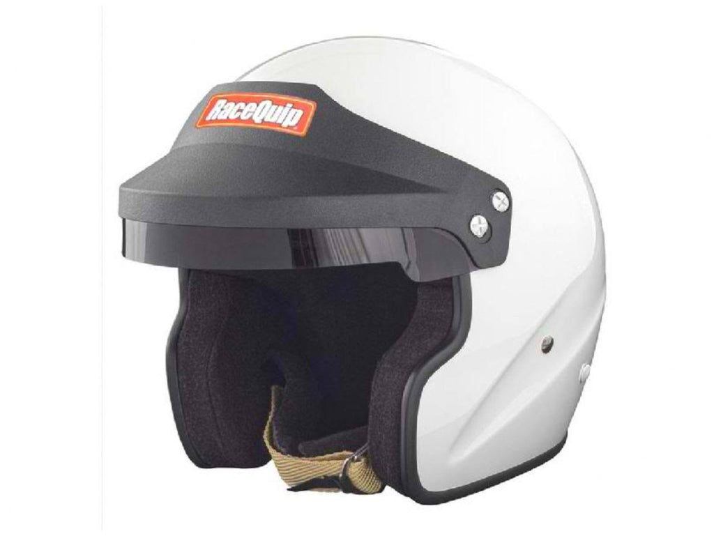 White SA2015 Open Face Helmet T922