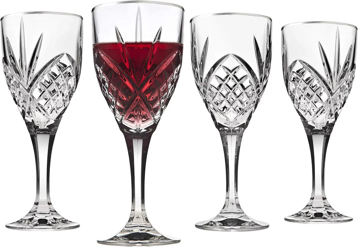 Stemmed Wine Glasses Set Of 4 H18257