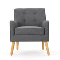 Charcoal Fabric Arm Chair S674