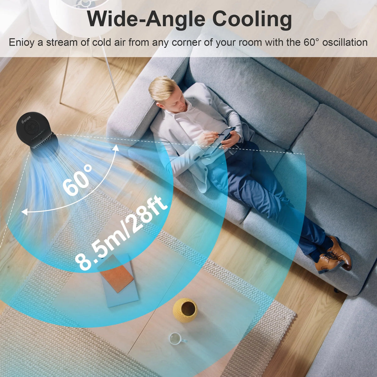 36 Tower Fan with Remote, 3 Speeds, 3 Modes R88696
