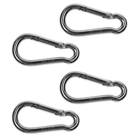 4 Pack T316 Snap Hook Carabiner F6906