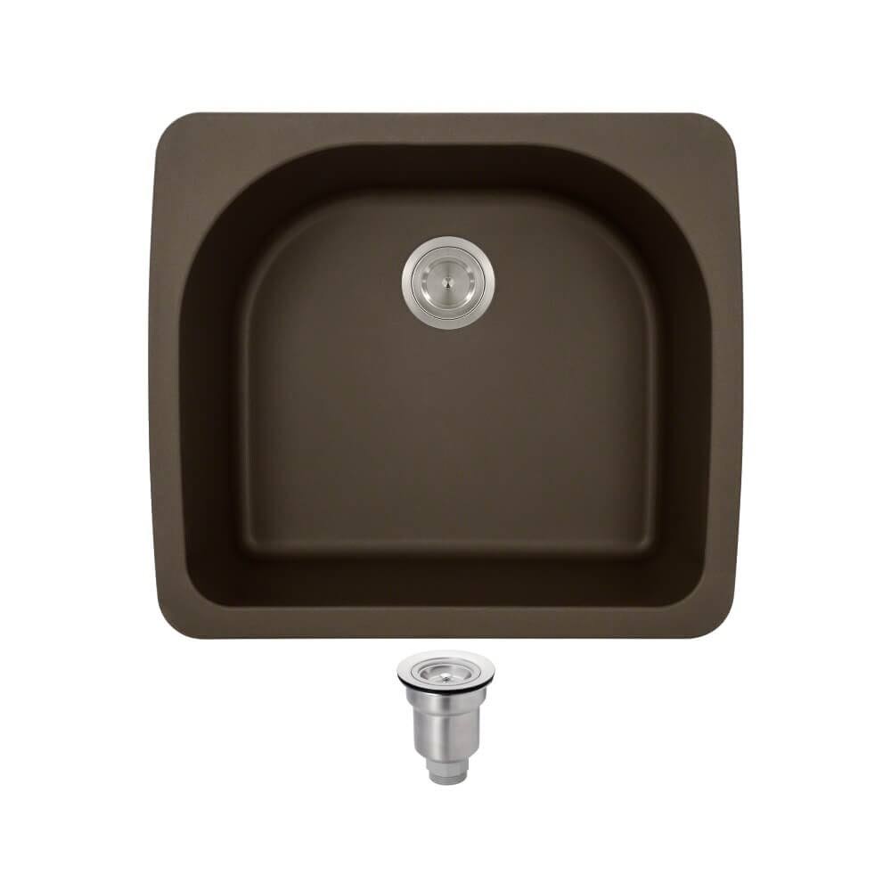 Quartz Granite Drop-in Kitchen Sink with Flange P415
