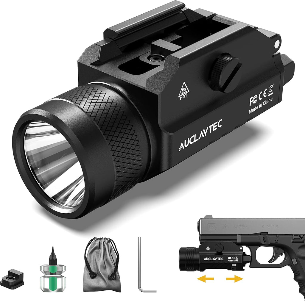 1200 Lumens Mounted Pistol Flashlight with Strobe Mode G35948