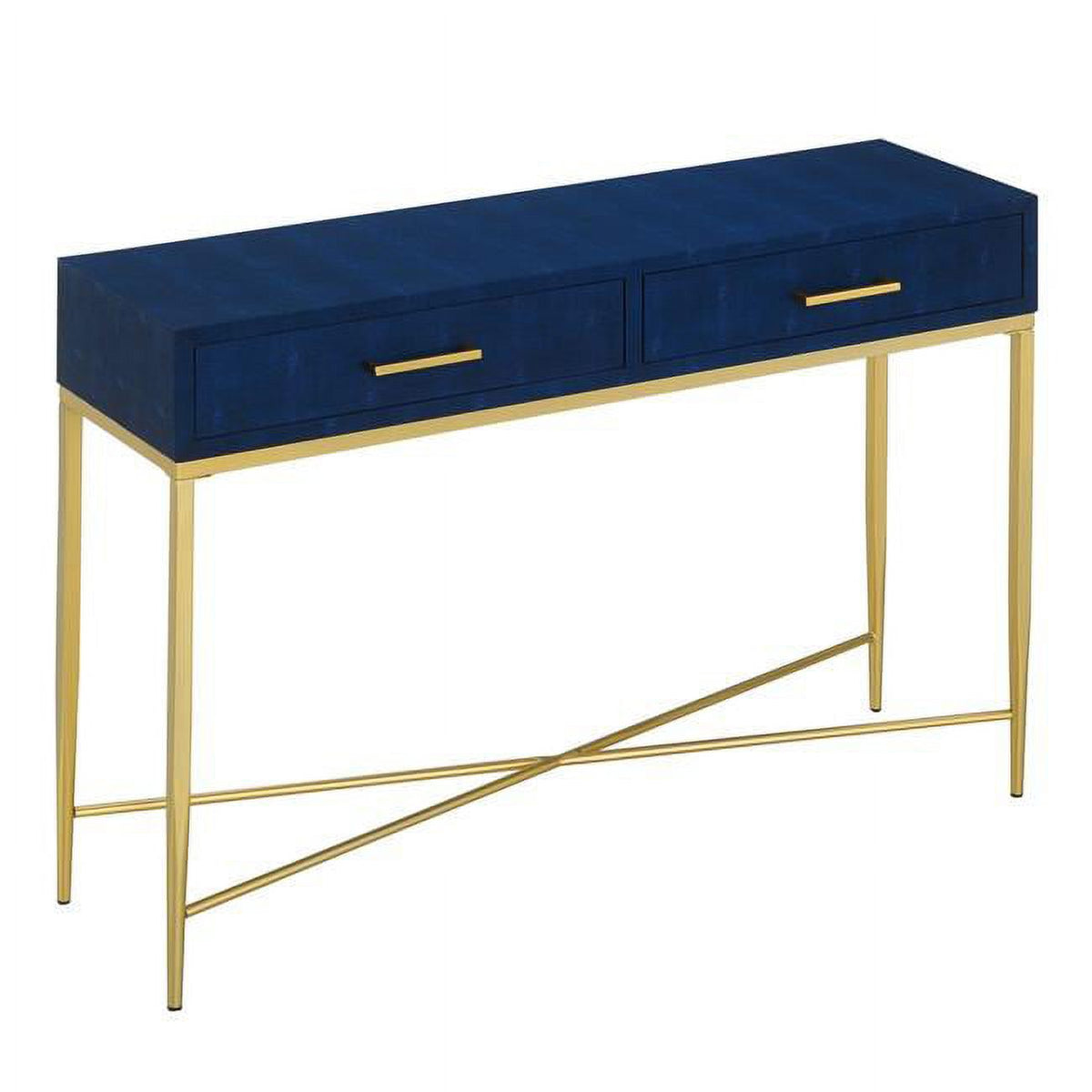 Blue & Gold Console Table K66001